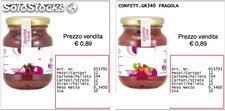 Confiture de fruits différents goûts 340 gr - Italian product