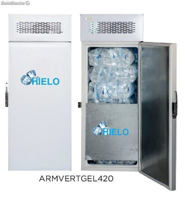 Congelador Vertical Conservador de Cubitos de Hielo. ARMVERTGEL420