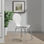 Conjunto 2 cadeiras de jantar empilháveis, estilo borboleta, branco - Foto 3