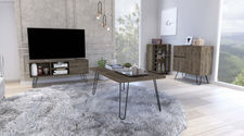 Conjunto Andorra, Mueble Para Tv Z 115 + Mesa De Centro + Aparador Salon Z 80 +