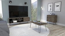 Conjunto Andorra, Mueble Para Tv Z 180 + Mesa De Centro + Aparador Salon Z 80