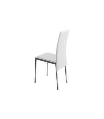 Conjunto cocina mesa blanca y 4 sillas Almudena color blanco., Color - - Foto 2