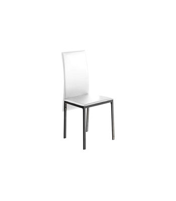 Conjunto cocina mesa blanca y 4 sillas Almudena color blanco., Color - - Foto 3