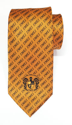 Conjunto de Corbata para caballero y corbatín para dama con diseño impreso