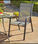 Conjunto de mesa + 4 sillones en acero Cordoba/Sulam-140/4 en acabado gris - Foto 3