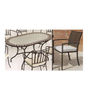 Conjunto de mesa+4 sillones terraza jardín mosaico Sambala/Bahia-150/4.