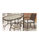 Conjunto de mesa+4 sillones terraza jardín mosaico Sambala/Bahia-150/4. - 1