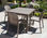 Conjunto de terraza Rattan 4 sillas con mesa 80 x 80 cm - Foto 2