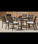 Conjunto jardín de mesa y 4 sillones con cojines Bahia -150/4 . - 1