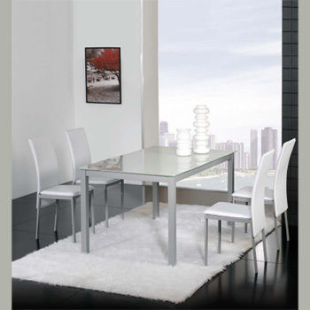 Conjunto mesa de salon + 4 sillas Mod ALBI