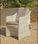 Conjunto mesa redonda + 4 sillones con cojines para terraza jardín - Foto 4