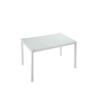 Conjunto mesa y 4 sillas Alma en blanco., Color - Blanco