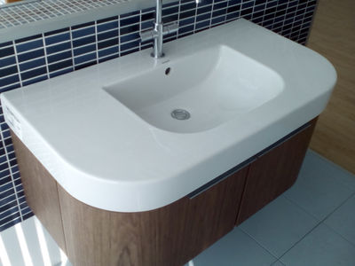 Conjunto mueble cuarto de baño DURAVIT Happy D 1000 mm Nogal. - Foto 2