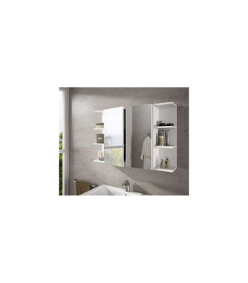 Conjunto muebles camerino Sulf 2 puertas espejo y 2 rinconeros acabado blanco - Foto 4