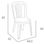 Conjunto terraza de 2 sillas resina con mesa redonda 60 cm - Foto 4