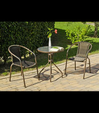 Conjunto terraza jardín mesa + 2 sillones mosaico, Brasil-60/2.