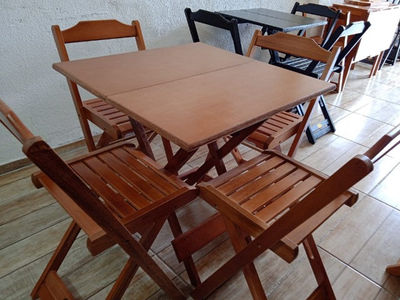 Conjuntos de Mesas e Cadeiras Dobráveis - Foto 2