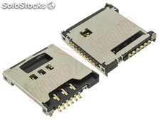 Connector com leitor de cartão micro SIM e memória micro sd pra LG Cookie Smart,