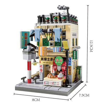 Construindo brinquedos compatíveis com Lego, loja de conveniência