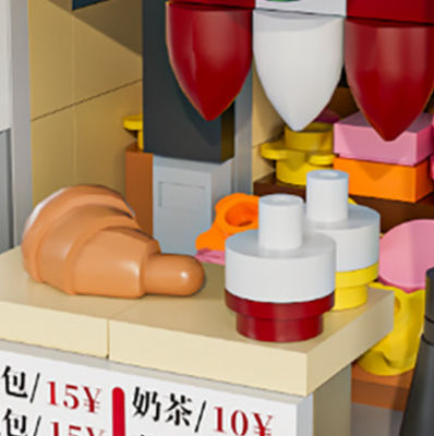 Construindo brinquedos compatíveis com Lego, loja de conveniência - Foto 4