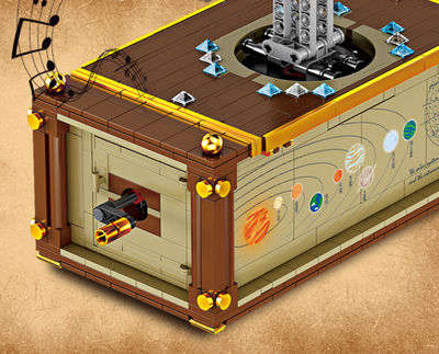 Construir brinquedos compatíveis com LEGO, modelo de sistema solar - Foto 4