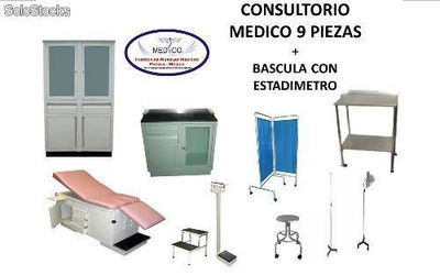 Consultorio medicos 9 piezas con bascula - Foto 2