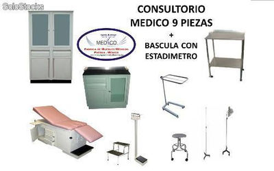 Consultorio medicos 9 piezas con bascula - Foto 3