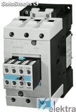 contactor ac-3, 37 kW / 400 v, 110 v ac, 50/60 Hz, 2 na + 2 nc, 3 polos siemens