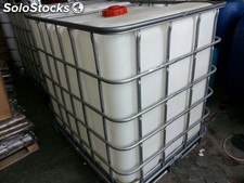 Container 1000 litros tipo IBC pallet de ferro galvanizado p/Agua Potável
