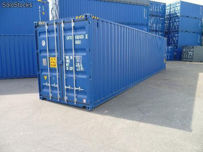 Container marittimi 40´High Cube first trip