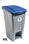 Container mit Pedal 60 Liters (Recycling-Aufkleber). Deckel in blau - Sistemas - 1