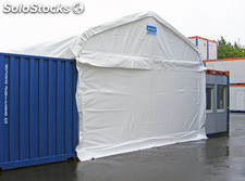 Container Überdachung - Containerzelt (mehrere Großen)