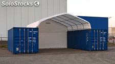 Container Überdachung, Zelte, Containerzelt (mehrere Großen)