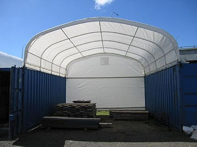 Container Überdachung, Zelte, Containerzelt (mehrere Großen) - Foto 5