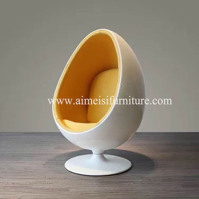 Contemporáneo muebles de sala de aviador de fibra de vidrio de huevo silla cojín - Foto 3