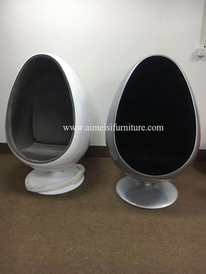 Contemporáneo muebles de sala de aviador de fibra de vidrio de huevo silla cojín - Foto 4