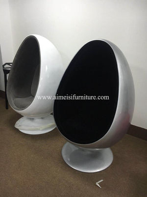 Contemporáneo muebles de sala de aviador de fibra de vidrio de huevo silla cojín - Foto 5