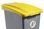 Contenedor con pedal 60 litros con adhesivo reciclaje. Tapa Amarilla - Sistemas - Foto 3