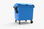 Contenedor de basura en polietileno de alta densidad 1,100 litros varios colores - 1