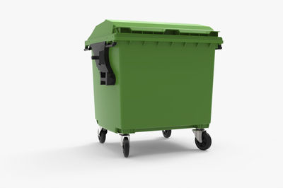 Contenedor de basura en polietileno de alta densidad 1,100 litros varios colores - Foto 3