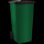 Contenedor de basura en polietileno de alta densidad 120 litros ligero colores - 1