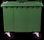 Contenedor de basura en polietileno de alta densidad 660 litros varios colores - 1