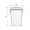 Contenedor de desperdicios de plástico con tapa - Foto 2