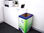 Contenedor papelera reciclaje fellowes carton doble 100% reciclado montaje - Foto 4
