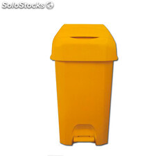 Contenedor para pañales 60 litros amarillo