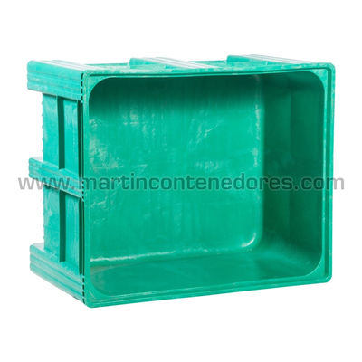Contenedor plástico monobloque DOLAV 1200x1000x760/605 mm - Foto 2
