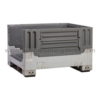 Contenedor plástico PCA00111 1200x1000x750/550 mm 2 patines - Foto 5