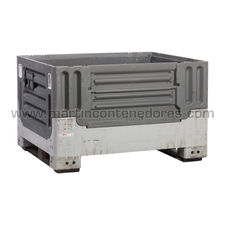 Contenedor plástico PCA00111 1200x1000x750/550 mm 2 patines