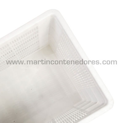 Contenedor plástico ranurado 1000x600x650/525 mm 4 pies - Foto 4