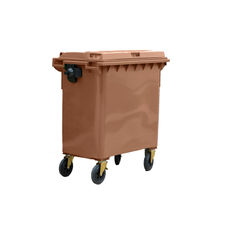Contenedores de basura 1100 Lts marrón
